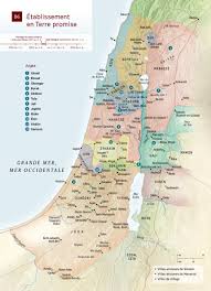 Carte : La Terre promise et les villes de refuge | TMN