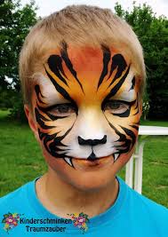 Eine anleitung und viele ideen. Kleiner Susser Tiger Von Kinderschminken Traumzauber Facepainting Kinderschminken Schminken Facepai Tiger Face Paints Face Painting Kids Face Paint
