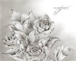 I Started Some Pencil Drawings Of Flowers Around The House I Really Enjoyed The Drawings There Is A Pencil Drawings Of Flowers Flower Drawing Pencil Drawings