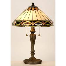 Set Of Two Table Lamps With Tiffany Shade Tiffany Style Lamp Tiffany Table Lamps Lamp Decor