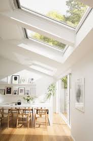 Roof Windows And Increased Natural Light Hege In France Salas De Jantar Escandinavo Ideias Para Interiores Extensoes De Cozinha