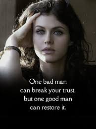 Good Man❤️ . . . #fblifestyle One bad man can break your trust, but one  good man can restore it.