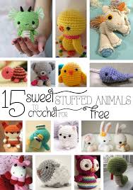 15 Sweet Stuffed Animals To Crochet For Free Imagine Crochet Animal Patterns Crochet Projects Crochet Patterns Amigurumi