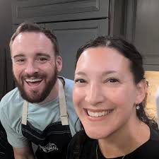 Behind the scenes today: at @goodthingsutah with Steve from  @foodyfellowship just cooking up a storm