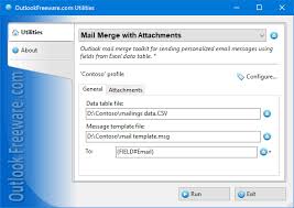 Send your mail merge message. Mail Merge With Attachments Outlook Freeware