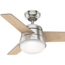 Ultimate ceiling lights, edinburgh, united kingdom. Finley 91cm Fan With Lights Remote Controlled Brushed Nickel Moonlight Design