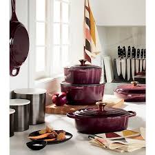 Le Creuset Fig Signature Dutch Oven Crate And Barrel Le Creuset Cookware Crate And Barrel Creuset
