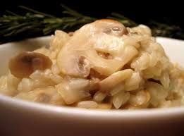Risotto Aux Champignons De Paris Et Au Romarin Risotto Champignons Recettes De Cuisine Recette