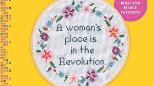 Street cross stitch pattern book. Language Please Salty Feminist Stitch Book Is Too Much For Michaels The New York Times