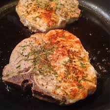Pan Seared Pork Chops W Rosemary Recipe Food Com Recipe Rosemary Recipes Seared Pork Chops Pork