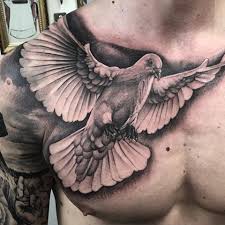 Andy Blanco Andyblancotattoo Instagram Photos And Videos In 2020 Dove Tattoos Chest Tattoo Men Small Chest Tattoos