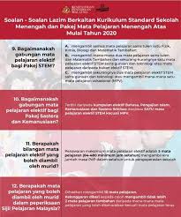 Sistem Baru Mata Pelajaran Tingkatan 4 5 Mulai Tahun 2020 Ibu Ayah Fahamkan 8 Perkara Ini