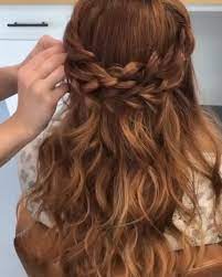 Simple Braided Half Up Hairstyle In 2021 Hairdo For Long Hair Long Hair Styles Hair Styles