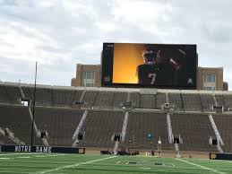 curtain rises on notre dame stadium renovations local