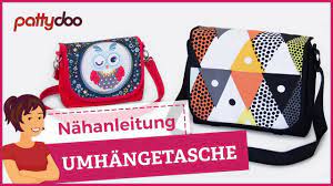Foto auf die klappe kleben und schmalkantig aufsteppen. Umhangetasche Kindergartentasche Nahen Pattydoo Nahanleitung Youtube