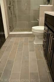 But you have to be careful with laminate tiles just like the wood floorings because if the. Bathroom Tile Floor Ideas Bathroom Plank Tile Flooring Design Ideas Pictures Remodel And Tile Floor Bathrooms Remodel Bathroom Floor Tiles