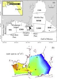 A Map Of Mobile Bay And Eastern Mississippi Sound A And