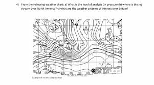 Solved 4 From The Following Weather Chart A What Is Th
