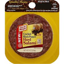 black salami pulls out his penis, starts petting it, and then starts wiggling it around. Oscar Mayer Cracked Black Pepper Hard Salami Brats Sausages Price Cutter