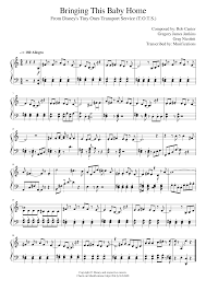 Bringing This Baby Home From Disney S Tiny Ones Transport Service T O T S Sheet Music For Piano Solo Download And Print In Pdf Or Midi Free Sheet Music For Bringing This Baby Home