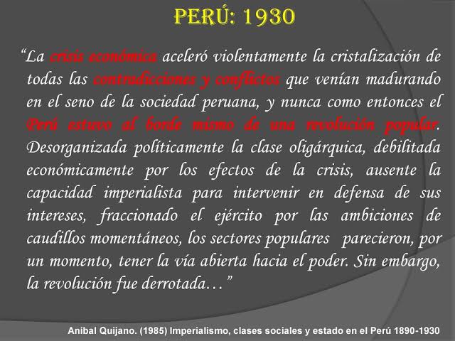 Resultado de imagen de CRISIS ECONOMICA DE 1930 PERUANA