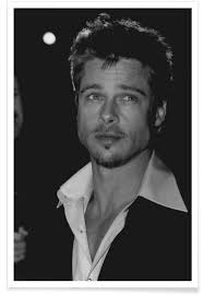 Обладатель премии «оскар» как один из продюсеров фильма «12 лет рабства». Brad Pitt Vintage Fotografie Poster Juniqe