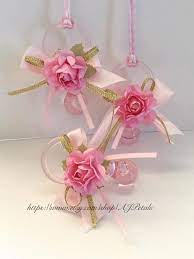24 Baby Shower Pacifiersgirl Baby Showerpink And Gold Baby Etsy Baby Shower Princess Baby Shower Necklace Baby Shower Sash