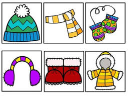 Snow Clothes A Winter Pocket Chart Song
