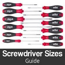 screwdriver sizes guide with charts garage tool advisor