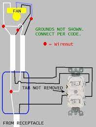 Location of the exhaust fan if the bathroom exhaust fan unit will be installed over the bath tub or shower then the gfci outlet circuit of the bathroom should be used as the power source. Adding A Bathroom Fan Via Dual Rocker Switch Doityourself Com Community Forums