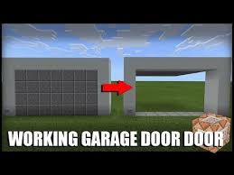 How To Make A Working Garage Door In Minecraft Command Block Youtube Minecraft Commands Minecraft House Designs Minecraft Blueprints
