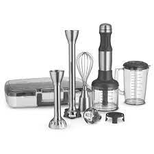 Whip up new recipes with a hand mixer. Kitchenaid Khb2571sx 5 Speed Hand Blender 8 13 Blending Arm 4 Cup Pitcher Stainless