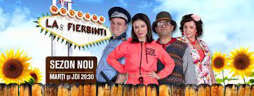 Sitcomul în regia lui dragoș buliga a debutat pe data de 1 martie 2012, având tema muzicală zarița zanga, compusă și interpretată de mihai mărgineanu, cel care apare și în distribuția serialului. Las Fierbinti Facebook