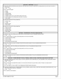 Form 21 0960c 8 Headaches Including Migraine Headaches Disability Benefits Questionnaire