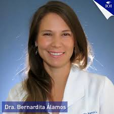 La Dra. Bernardita Álamos, es médico cirujano de la Universidad de  Valparaíso con especialización en la Universidad Católica, especialista en  oftalmología general, Lasik, Cataratas, Estrabismo y atiende a niños de  toda edad.