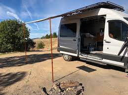 Affordable Diy Van Awning Morey S In Transit Campervan Awnings Van Conversion Awning Camper Van