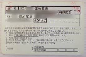 引越ししすぎた免許の裏書き | かわいんこ生活