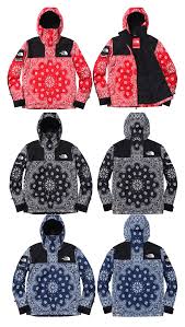 Black And Yellow Bandana Jacket Supreme X The North Face Autumn Winter 2014 Bandana Collection Eu Kicks Sneaker Magazine