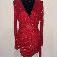 Fashion Nova Dresses Center Stage Sequin Mini Dress Poshmark