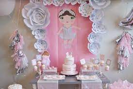 Gold glitter ballerina birthday party or ballet centerpiece decoration topper. Plan A Ballerina Themed Birthday Party Popsugar Family