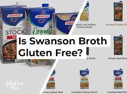 I have looked high and low for a chicken broth without all of the extra stuff especially onion and this is the only broth . Is Swanson Broth Gluten Free Glutenbee