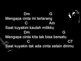 The Virgin Cinta Terlarang Chord Dan Lirik Youtube