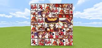 I created a resource pack for Minecraft Bedrock Edition that makes all the  paintings with pictures of Megumin. Download in the comments. : r/Megumin