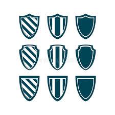 A logo is a name, mark, or symbol that represents an idea, organization, publication, or product. Shield Logo Emblem Protection Safety Security Collection Set Of Shield Symbol Icon Vector Design Stock Vector Illustration Of Security Emblem 148669477