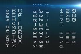Linetech Futuristic Technology Font Futuristic Technology Technology Design Graphic Technology