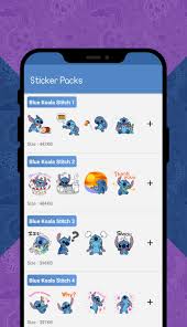 Blue Panda Stitch Stickers For Whatsapp For Android Apk Download