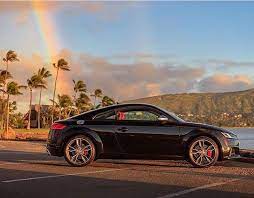 Even The Rainbows Want To Get A Ride Audi Tts In Hawaii Oooo Audidriven Audihonolulu Audi Tts Auditts Newtts Quattro Audi Tt S Audi Tt Audi