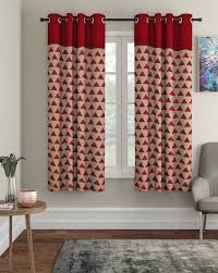 Buy Maroon Curtains Accessories For Home Kitchen By Soumya Online Ajio Com