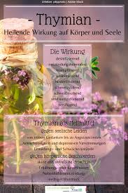 Thymian Das Heilkraut Fur Korper Seele Und Psyche Heilen Krauter Fur Die Gesundheit Thymian