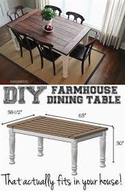 It's crafted from solid and engineered wood with natural variations in the wood grain for a farmhouse feel. Farmhouse Dining Table Round Free And Easy Step By Step Plans For A Beautiful Diy Farmhouse Table Farmhouse Dining Table Diy Furniture Plans Farmhouse Dining